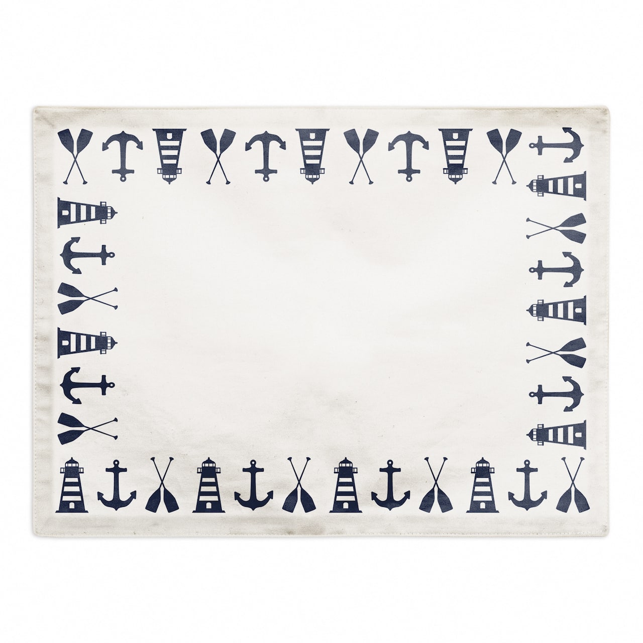 Nautical Border 18" x 14" Poly Twill Placemat